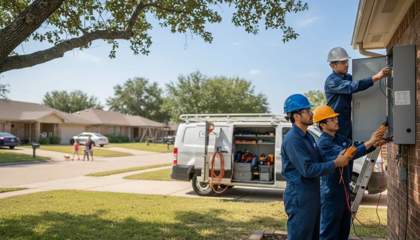 Certified electrician providing emergency electrical services in Hindsville, AR